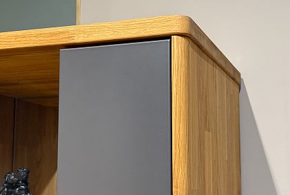 Шкаф с витриной 1-но дверный "Уоллстрит" (правый)