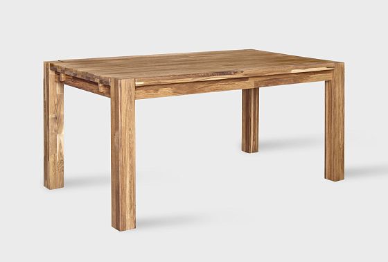 Стол обеденный "Берген" П-01 (сечение опор 90х90) массив дуба 6