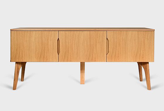 Тумба "Элва" D-3 массив и шпон дуба 10