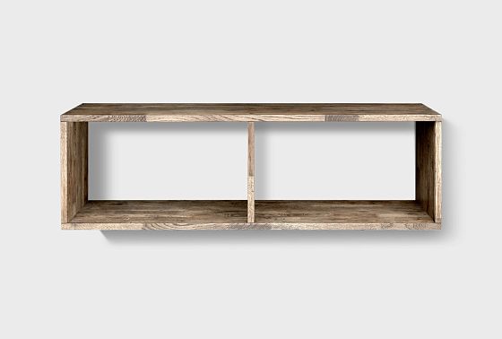 Полка настенная "Cube Design" 2 массив дуба 5