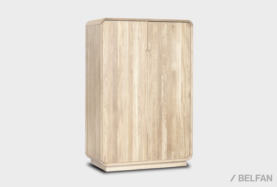 Тумба высокая "Монблан" массив дуба 1