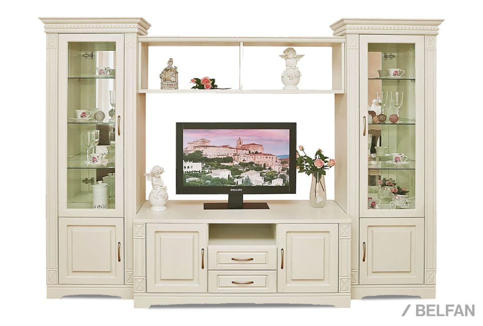 Шкаф комбинированный "Верди Люкс Т1" массив и шпон дуба 1