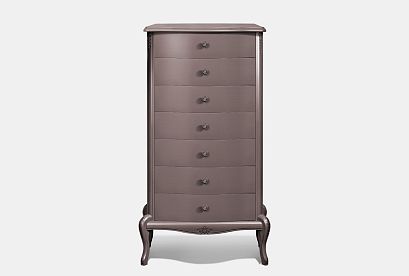 Комод высокий "Флерон"; *ММ-316-08; грей