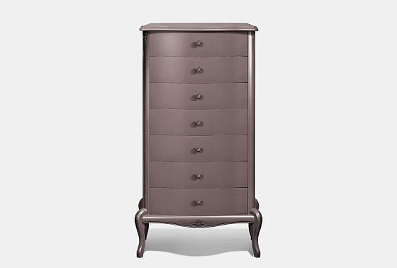 Комод высокий "Флерон" массив и шпон бука 2