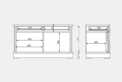 Тумба "Тэфи" 08