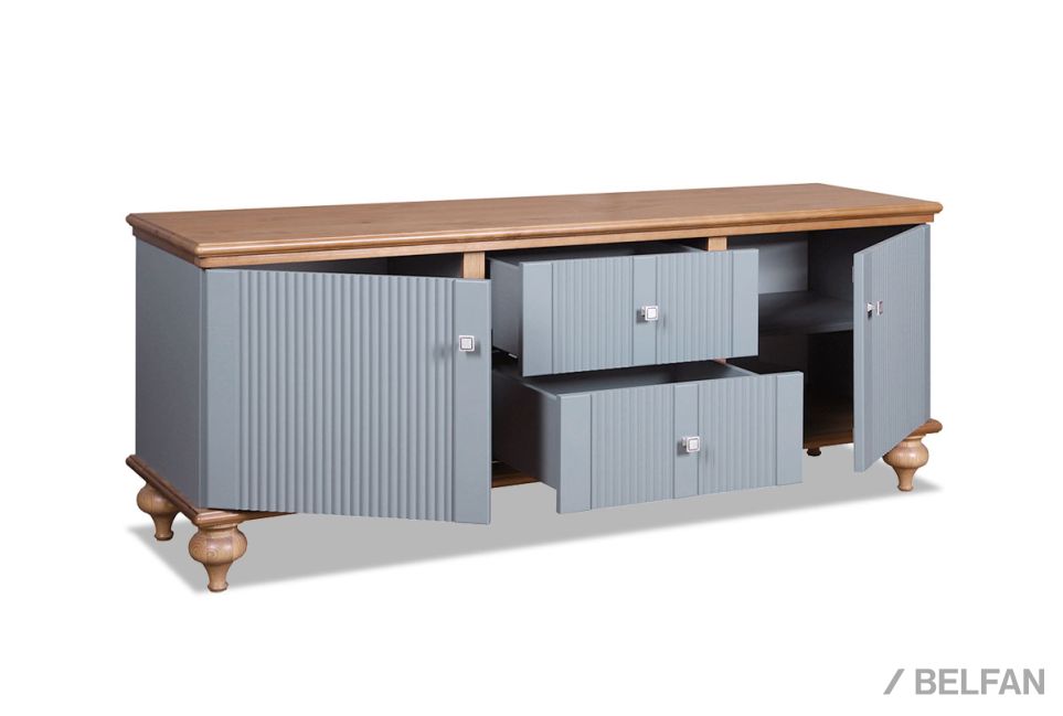 Тумба под ТВ "Рандеву" 22 массив сосны 3