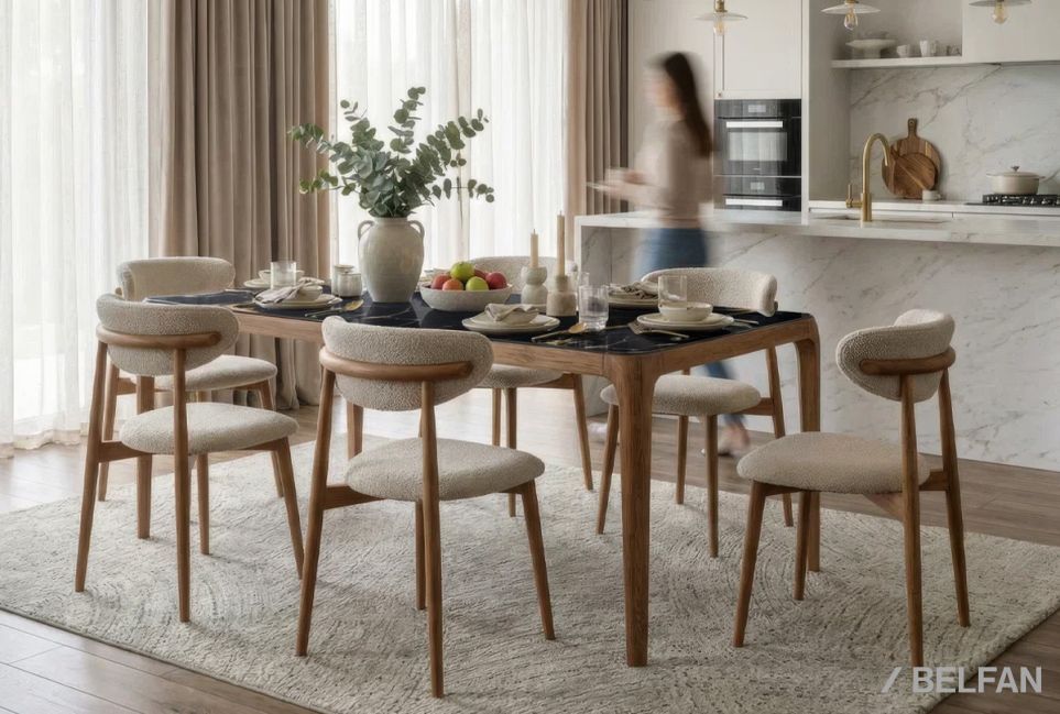 Стол обеденный "Бергамо" массив дуба 5