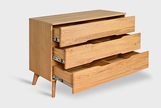 Комод "Элва" B-3 массив и шпон дуба 10