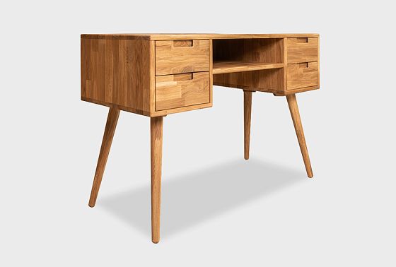 Стол письменный "Ирвинг" (2 тумбы) массив дуба 12