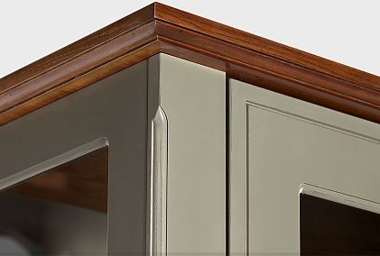 Шкаф с витриной 1-но дв. «Бриансон» (правый)