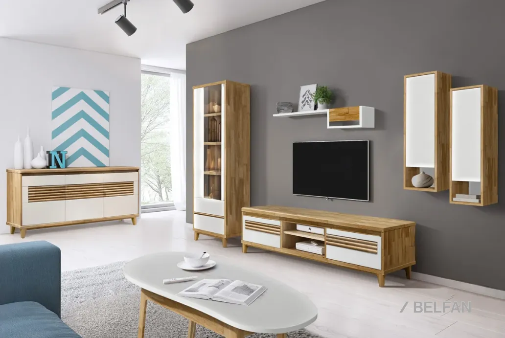 Гостиная «Уоллстрит» #2 бейц-масло + белый