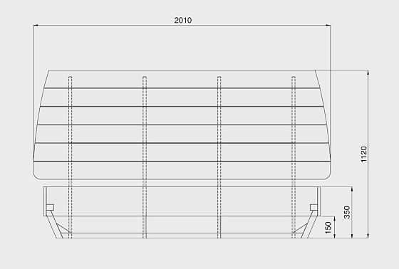 Кровать "Уоллстрит" (комбинированная) массив дуба, МДФ 5