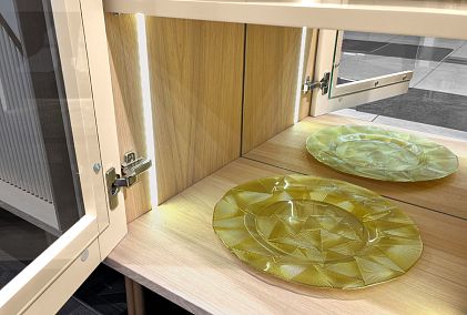 Витрина 1-но дверная «Авеню» (левая)