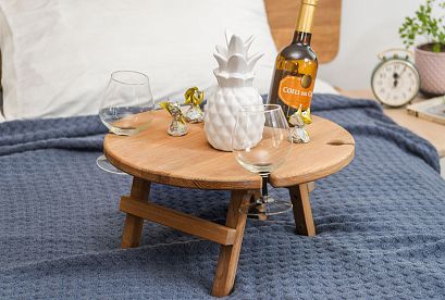 Стол винный "Арт"; бейц-масло