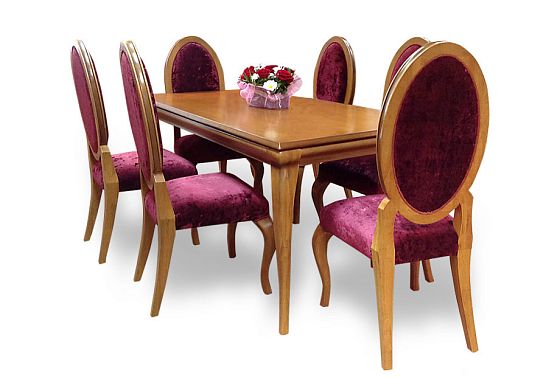 Стол обеденный "Луиза" массив и шпон дуба 4