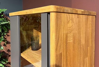 Шкаф с витриной 1-но дверный "Уоллстрит" (левый)