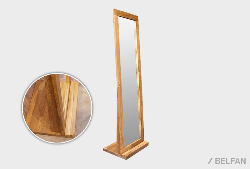 Зеркало напольное "Норд" массив дуба 1