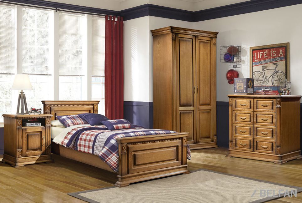 Шкаф для одежды 2-х дв. "Верди Люкс" массив и шпон дуба 2