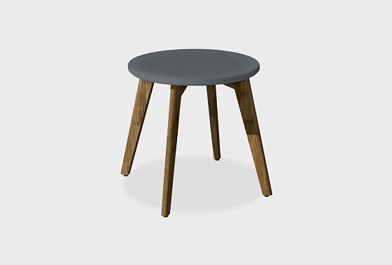 Стол журнальный "Уоллстрит" круглый 263 массив дуба, МДФ 2