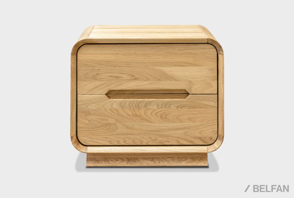 Тумба прикроватная "Монблан" массив дуба 2