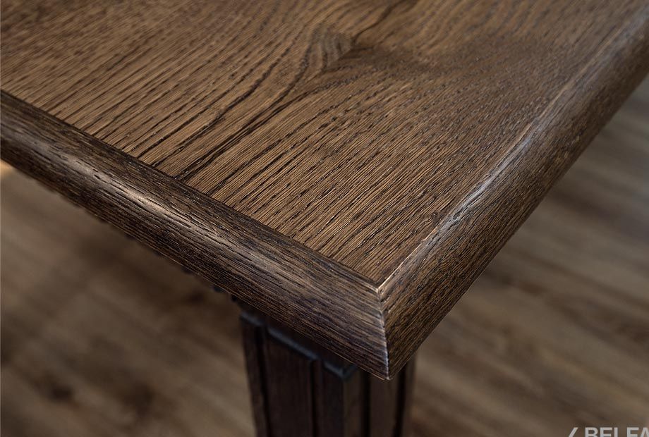 Стол журнальный "Верди Люкс 1" массив и шпон дуба 3