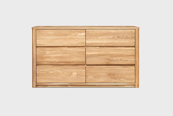 Комод 2-х секционный "Норд" массив дуба 13