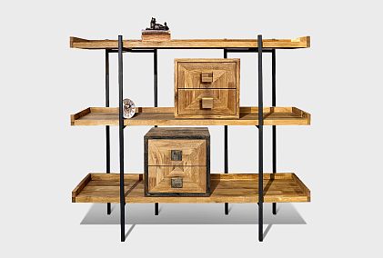Модуль для стеллажей открытых "Cube Design" (с ящиками)