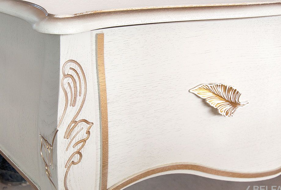 Тумба под ТВ "Трио" 05 массив и шпон дуба 2