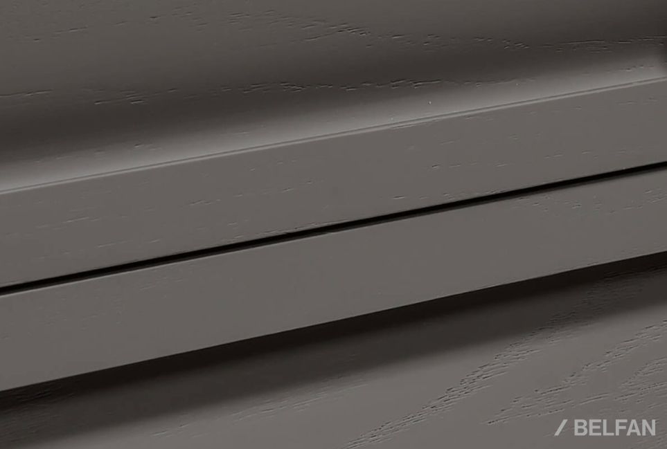 Тумба под ТВ «Дакота» 190 массив и шпон дуба, МДФ 2