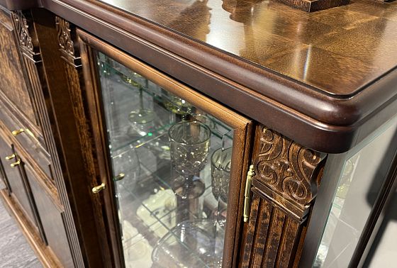 Тумба "Престиж" массив и шпон берёзы 4