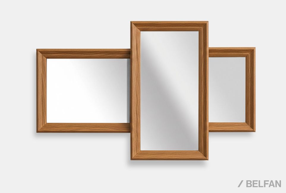 Зеркало настенное "Сакраменто" МДФ 1