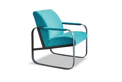 Кресло "Лойт"; нераскл.; черный; Velvet Lux 41 (гр. 1/СМ)