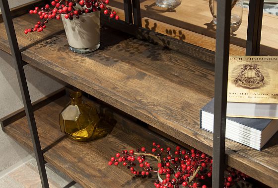 Стеллаж открытый "Cube Design" 5 массив дуба 3