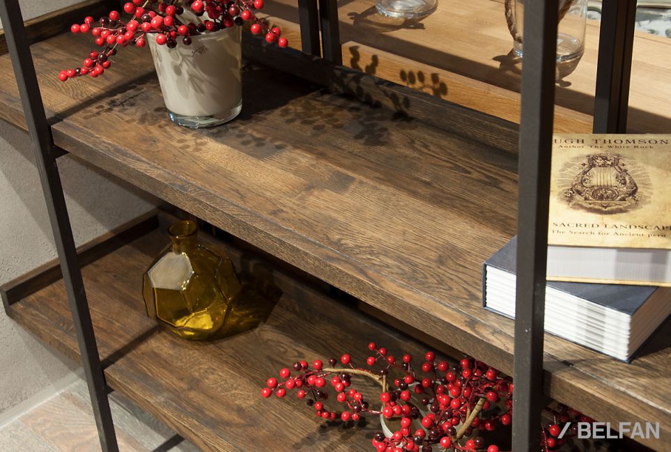 Стеллаж открытый "Cube Design" 5 массив дуба 2