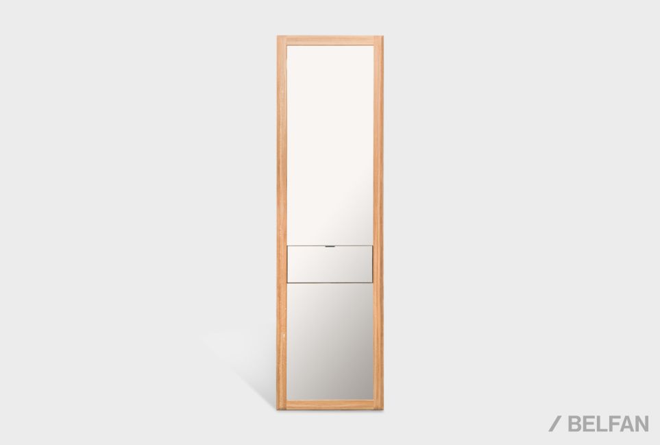 Зеркало напольное "Арт" массив дуба 6