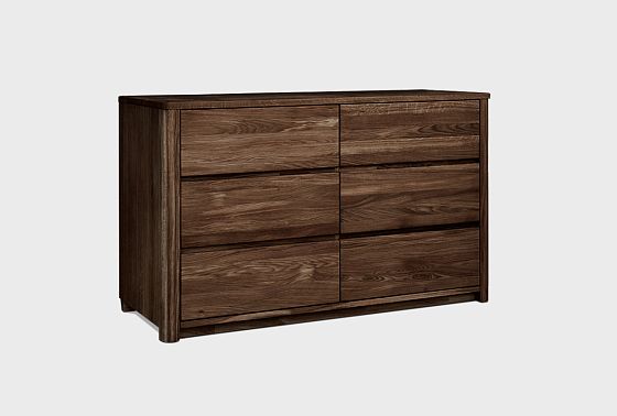 Комод 2-х секционный "Норд" массив дуба 13