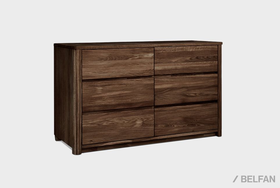 Комод 2-х секционный "Норд" массив дуба 1