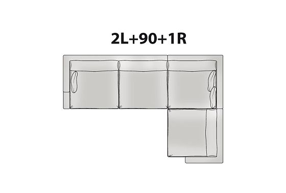 "Леформ" диван угловой  14