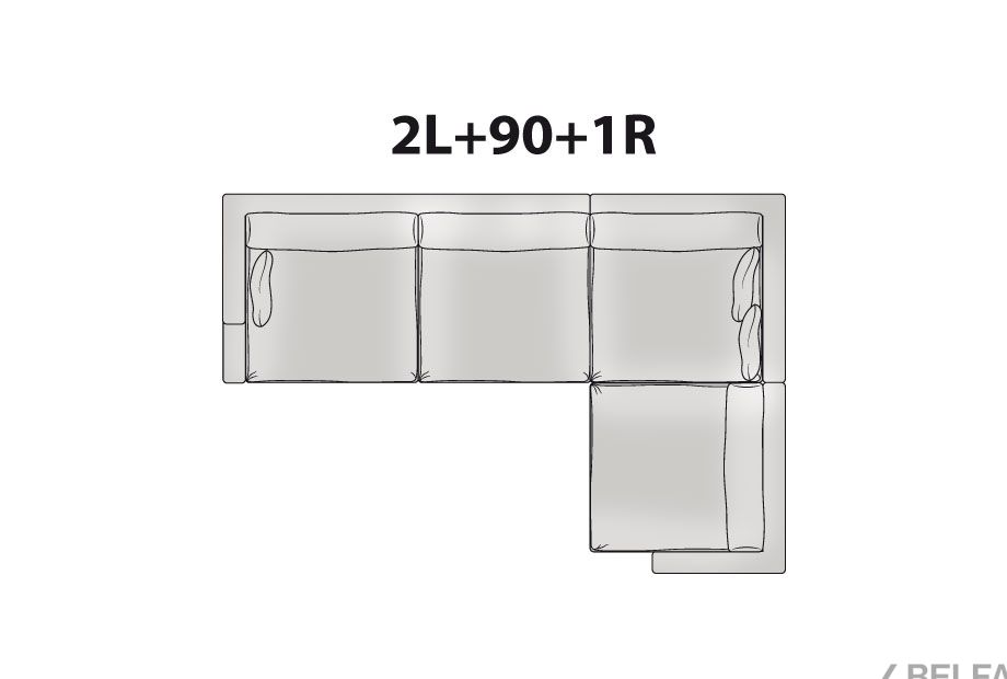 "Леформ" диван угловой 8