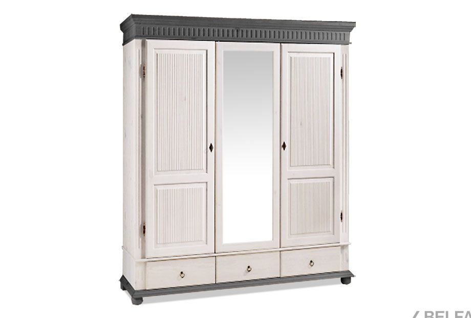 Шкаф "Хельсинки-3-SP-GT-М" массив сосны 1