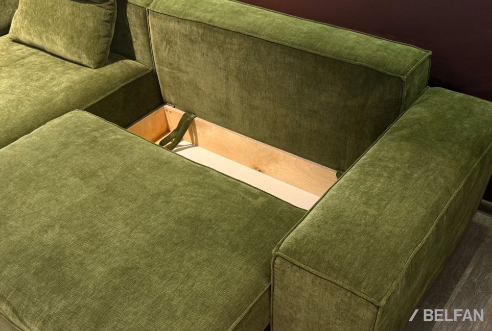 "Хьюго" диван с оттоманкой и пуфом 6