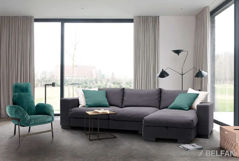 "Лофт" диван с оттоманкой 1