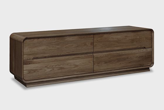 Тумба под ТВ "Монблан" 180 массив дуба 5