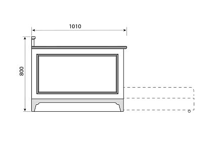 Кровать-диван под два матраса "Бриансон"