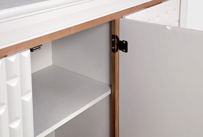 Тумба "Армония" 4 (с ящиками); *ММ-435-26; айвори + классик