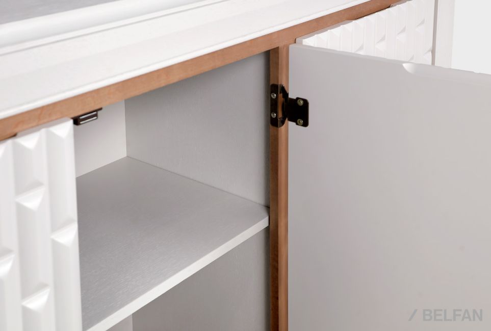 Тумба "Армония" 4 (с ящиками) массив и шпон дуба 9