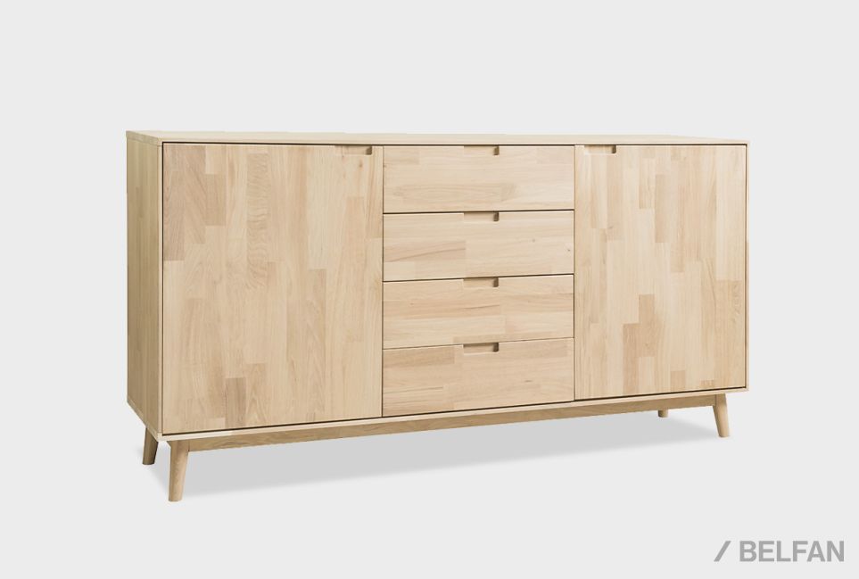 Тумба "Ирвинг" 3 массив дуба 1