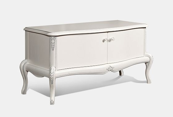 Тумба под ТВ "Флерон" (узкая) массив и шпон бука 4