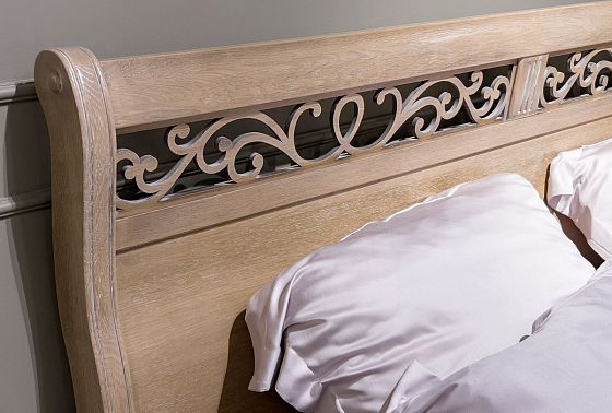 Кровать "Тэфи" (высокое изножье) массив и шпон дуба 8