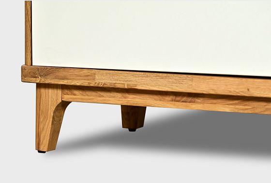 Тумба "Уоллстрит" 3 (с нишей) массив дуба, МДФ 3